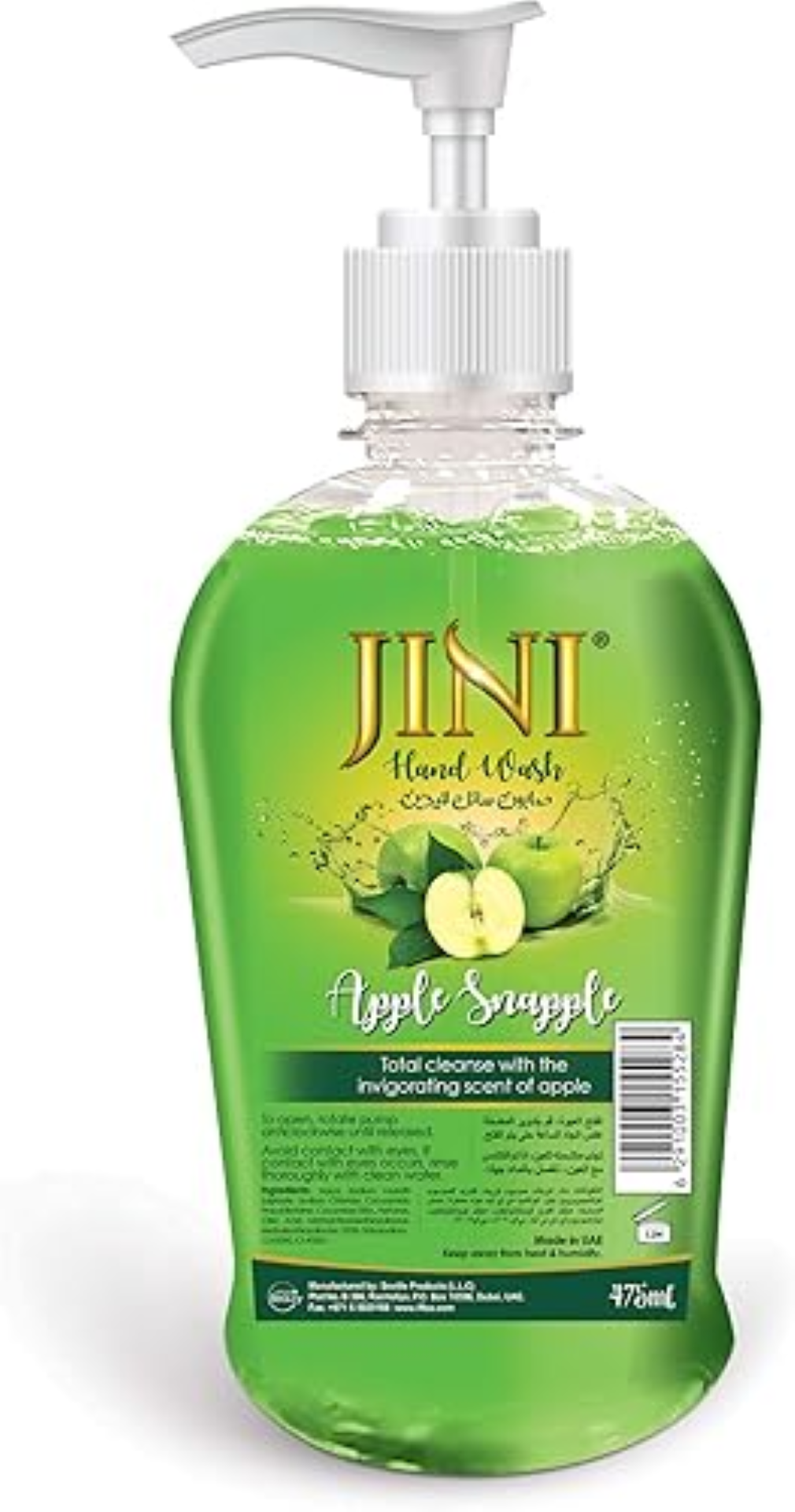 JINI LIQUID H/WASH APPLE SNAPPLE 475ML